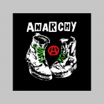 Anarchy čierne teplákové kraťasy s tlačeným logom